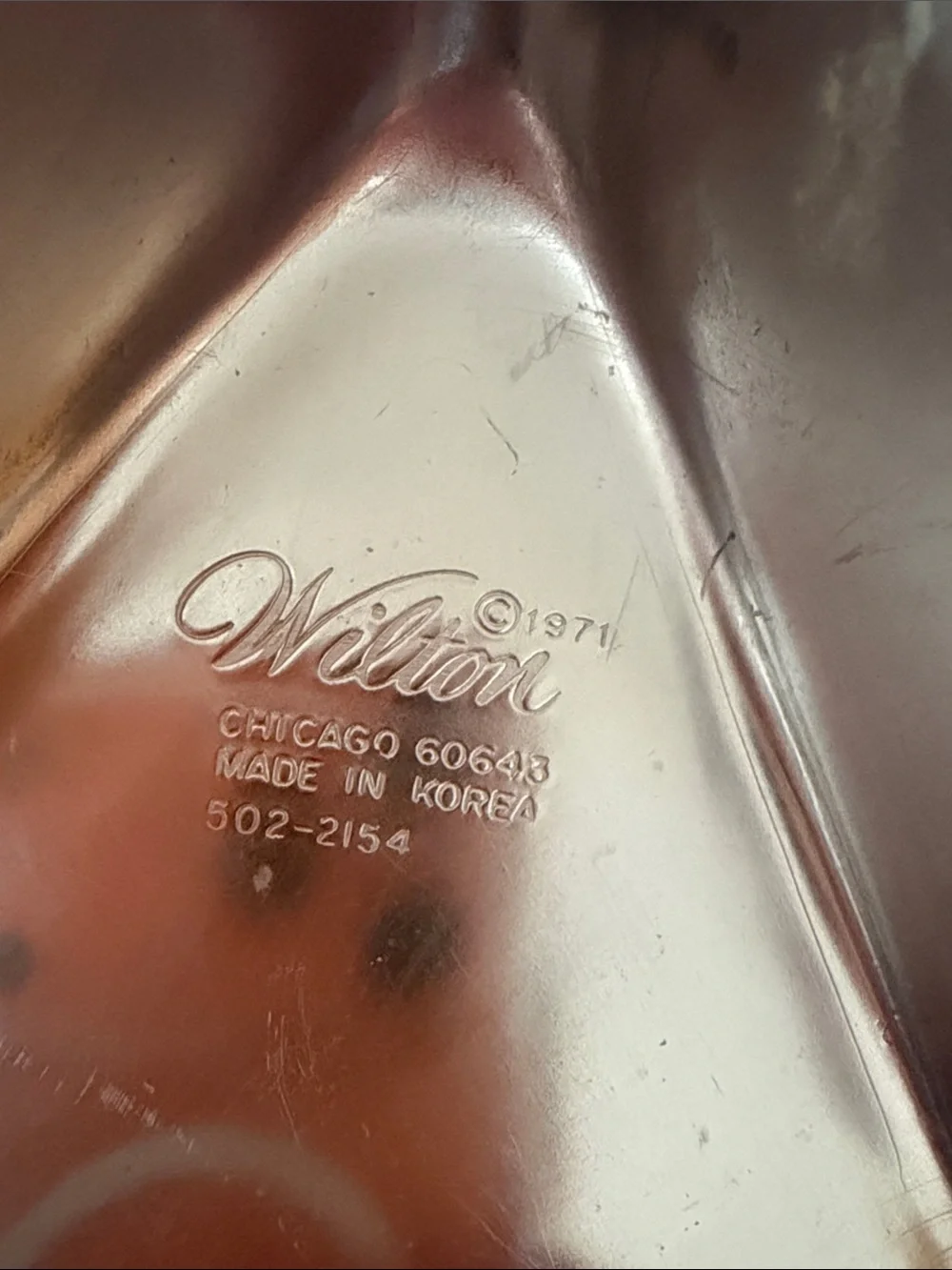 1971 Wilton Silver Star-Shaped Cake Pan